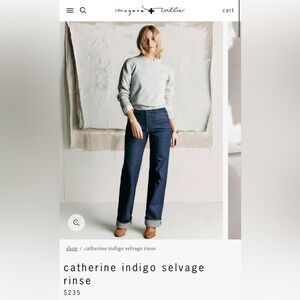 Imogene + Willie Indigo Catherine Selvage Rinse Jeans